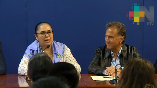 Analizan el Gobernador Yunes y la rectora Sara Ladrón de Guevara obras que se realizarán para mejorar las instalaciones de la UV