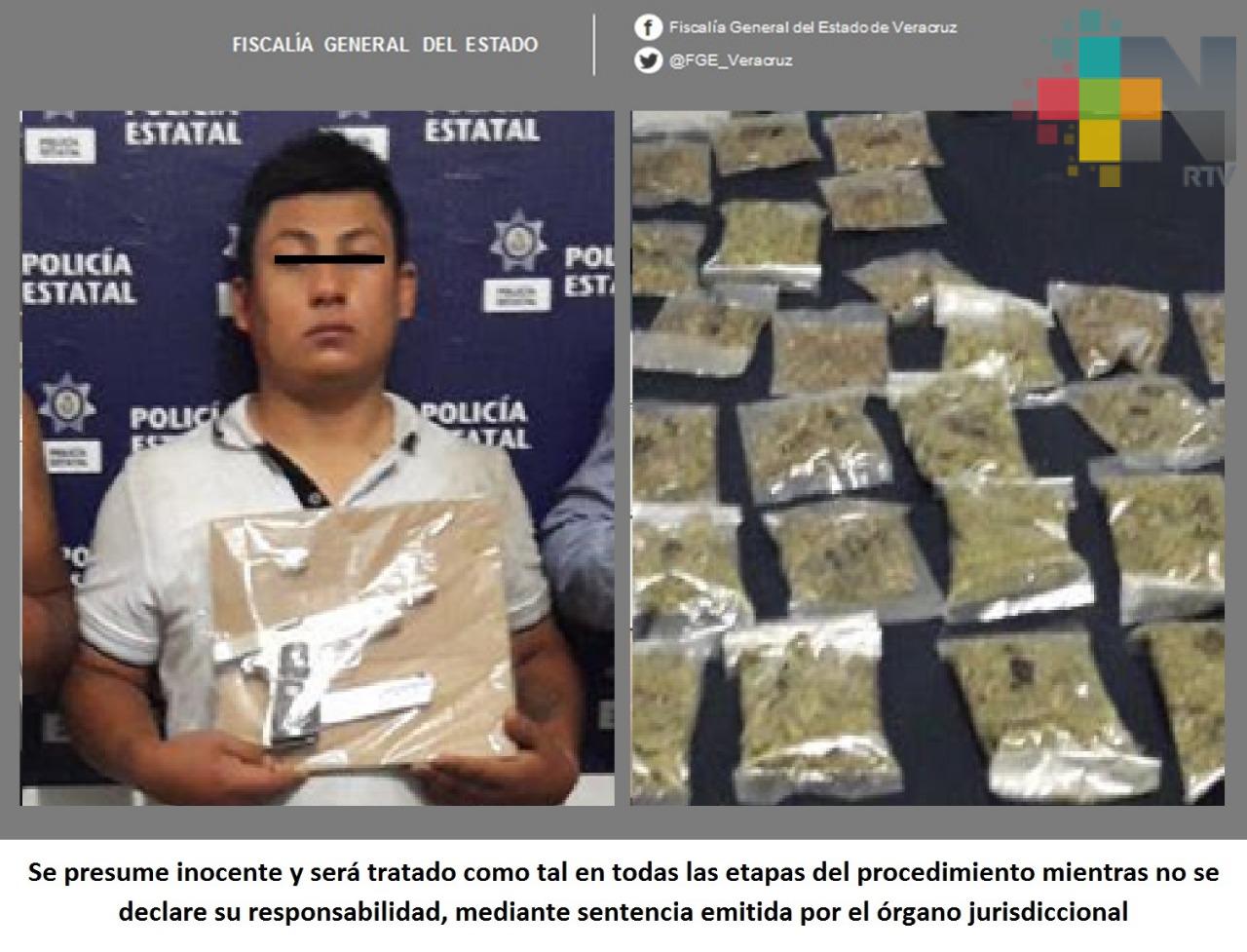 Vinculan a proceso a imputado por extorsión y narcomenudeo, en Martínez de la Torre