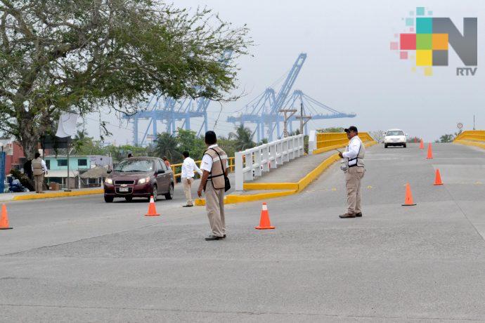 Por vacaciones implementan operativo de Tránsito en Tuxpan