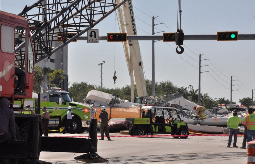 Varias personas muertas y ocho heridos por puente colapsado en Miami