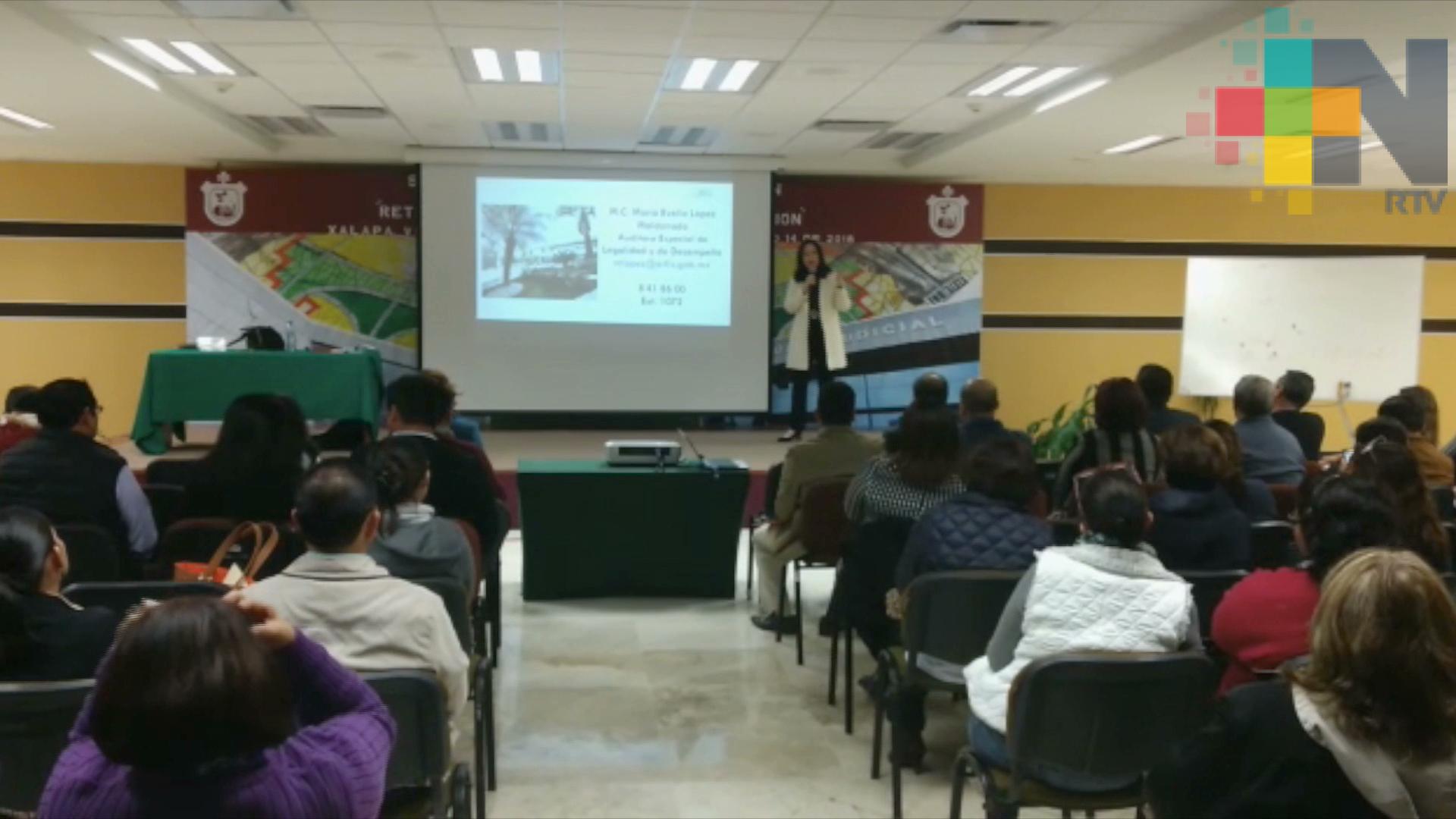 Presentan la conferencia “Retos del Sistema Nacional Anticorrupción” en el Poder Judicial