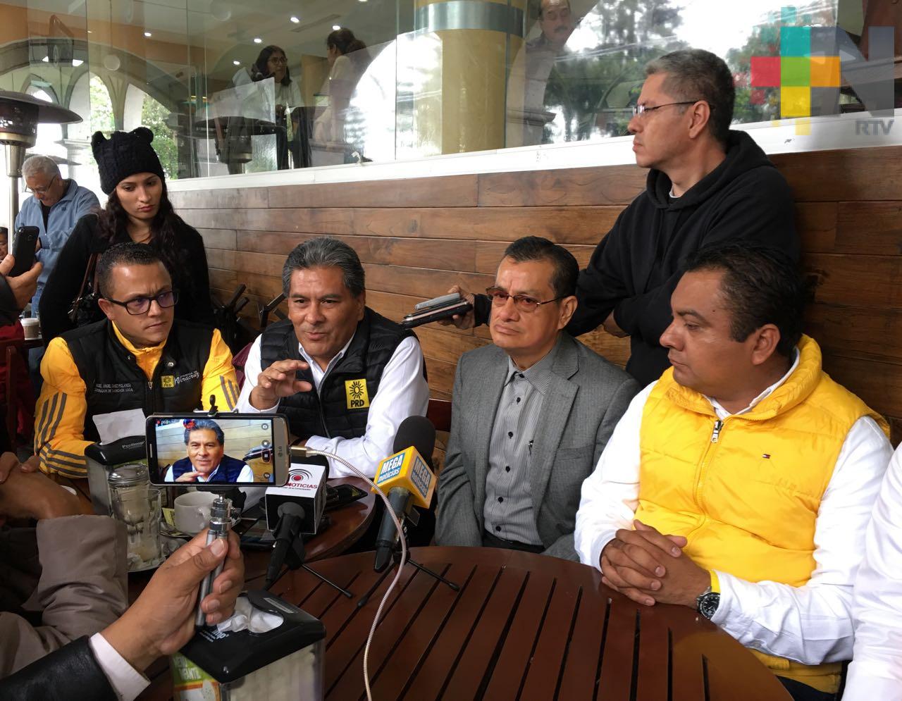 Trabaja PRD para consolidarse como opción de cambio en Veracruz: Roberto Peña