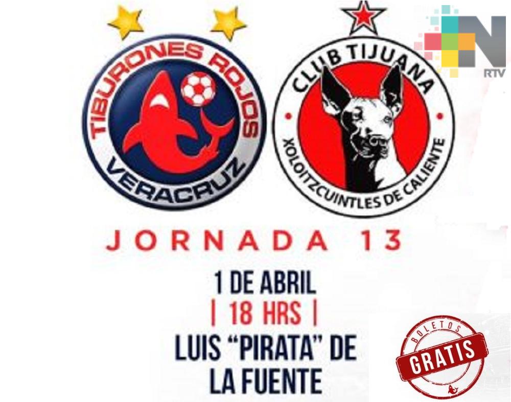 Todos gratis al ‘Pirata’ para el Tiburones Rojos vs Xolos