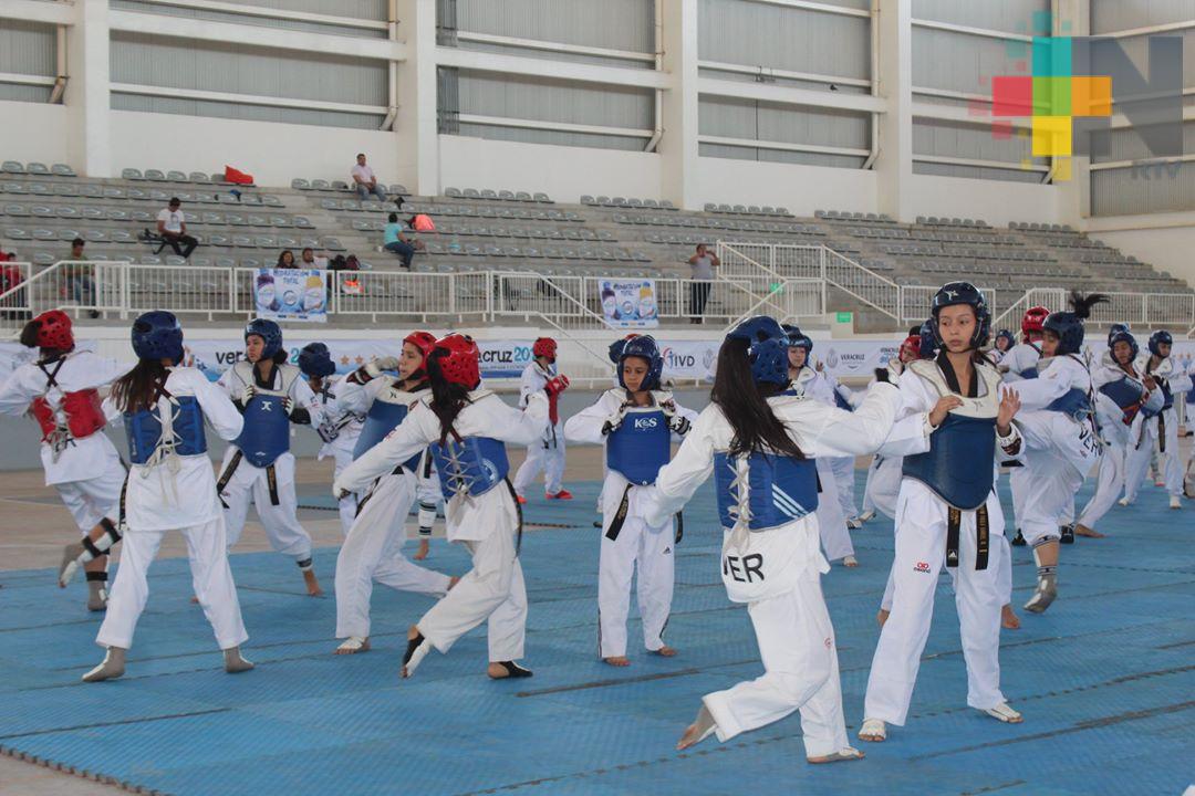 Entrenadores nacionales, satisfechos con selección veracruzana de Taekwondo