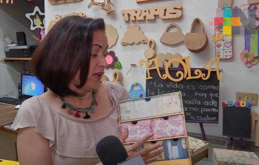 “El Vagón Rojo” de Xalapa ofrece talleres de manualidades