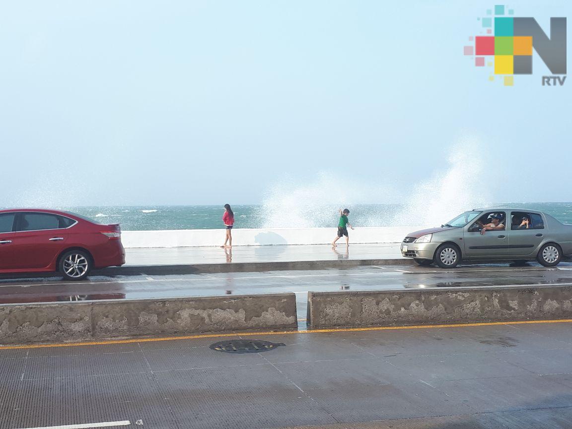 Posible surada en regiones de Orizaba-Los Tuxtlas ; lluvias aisladas en zona de montaña por la tarde