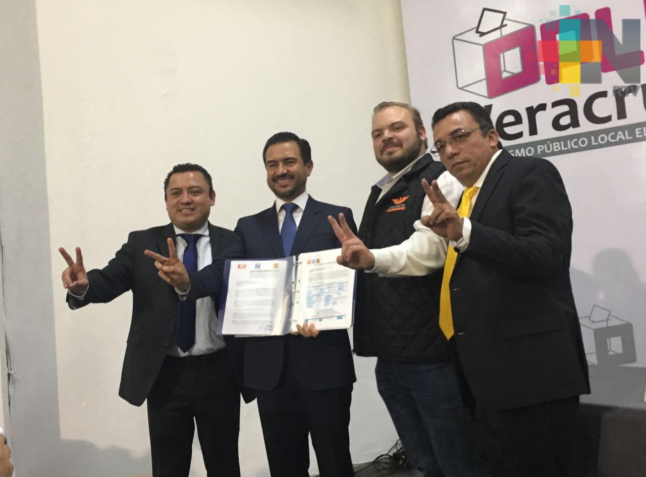 Solicita Miguel Ángel Yunes Márquez su registro ante el OPLE como candidato a la gubernatura de Veracruz