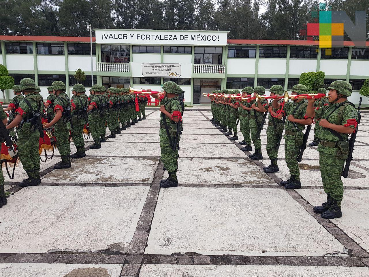 Inauguran «Concurso de bandas de guerra» en el 63º Batallón de infantería en El Lencero