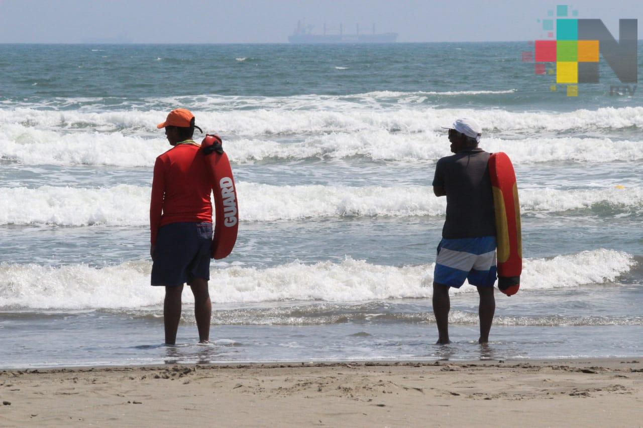 En operativo de Semana Santa 20 guardavidas vigilarán las playas de Veracruz puerto