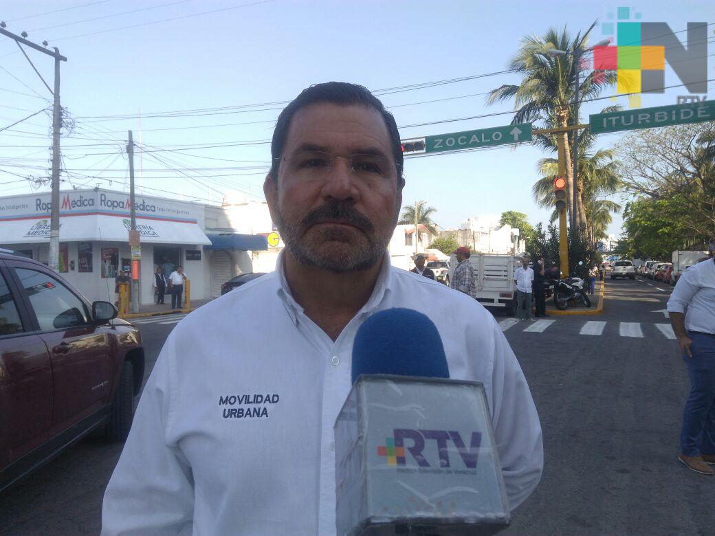 Sincronizan semáforos de avenidas principales del puerto de Veracruz