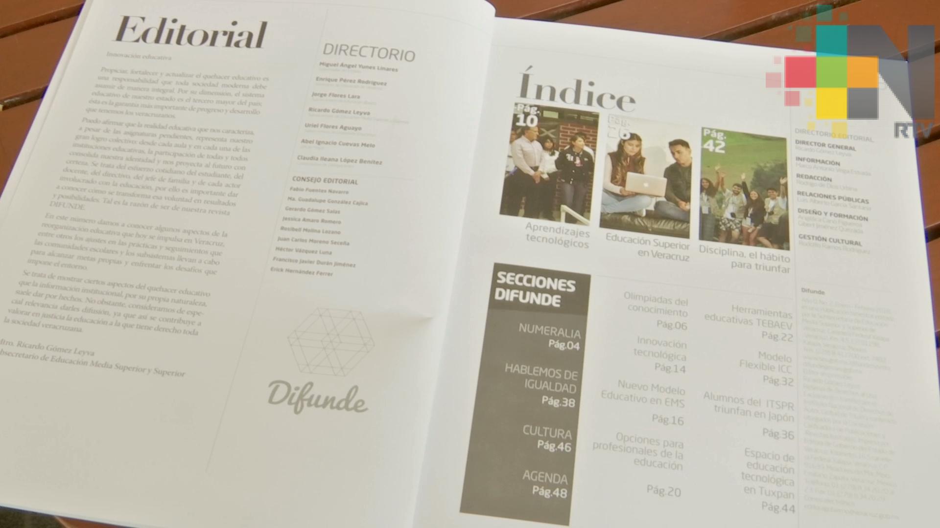 Difunde, medio de comunicación para difundir logros de estudiantes