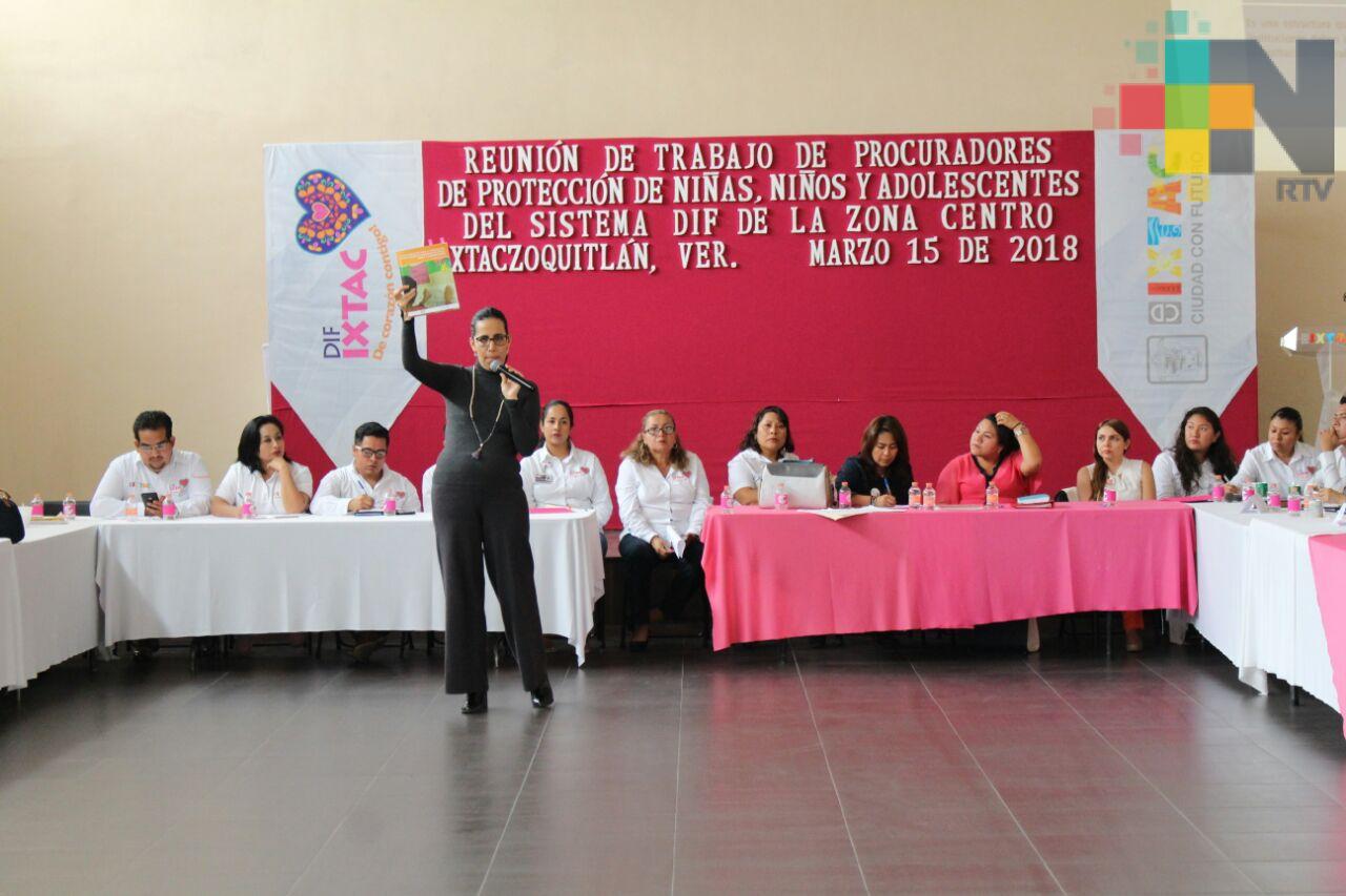 Procuradores de Protección de Niños y Niñas del DIF se reunieron en Ixtaczoquitlán