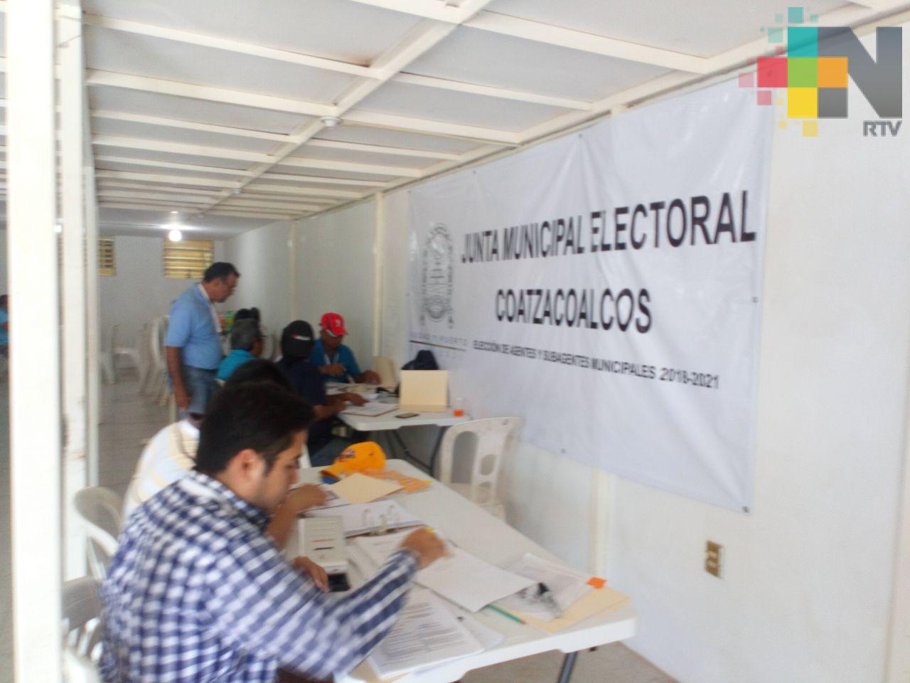 Este fin de semana se eligieron a los nuevos subagentes en ejidos de Coatzacoalcos