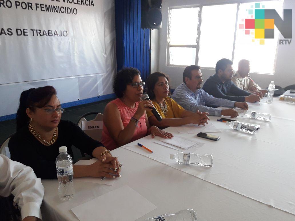 Realizan taller sobre violencia de género en Martínez de la Torre