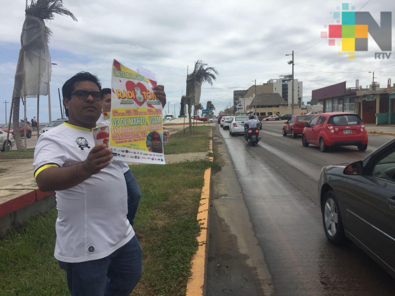 Celebra radiotón para realizarse un trasplante de médula ósea