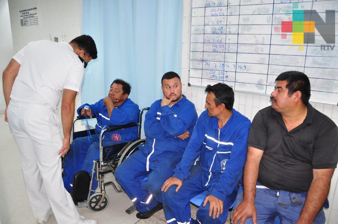 A salvo los tripulantes del buque hundido en costas del puerto de Veracruz