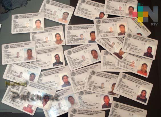 Más de 20 mil ciudadanos del sur de Veracruz deben actualizar credencial de elector
