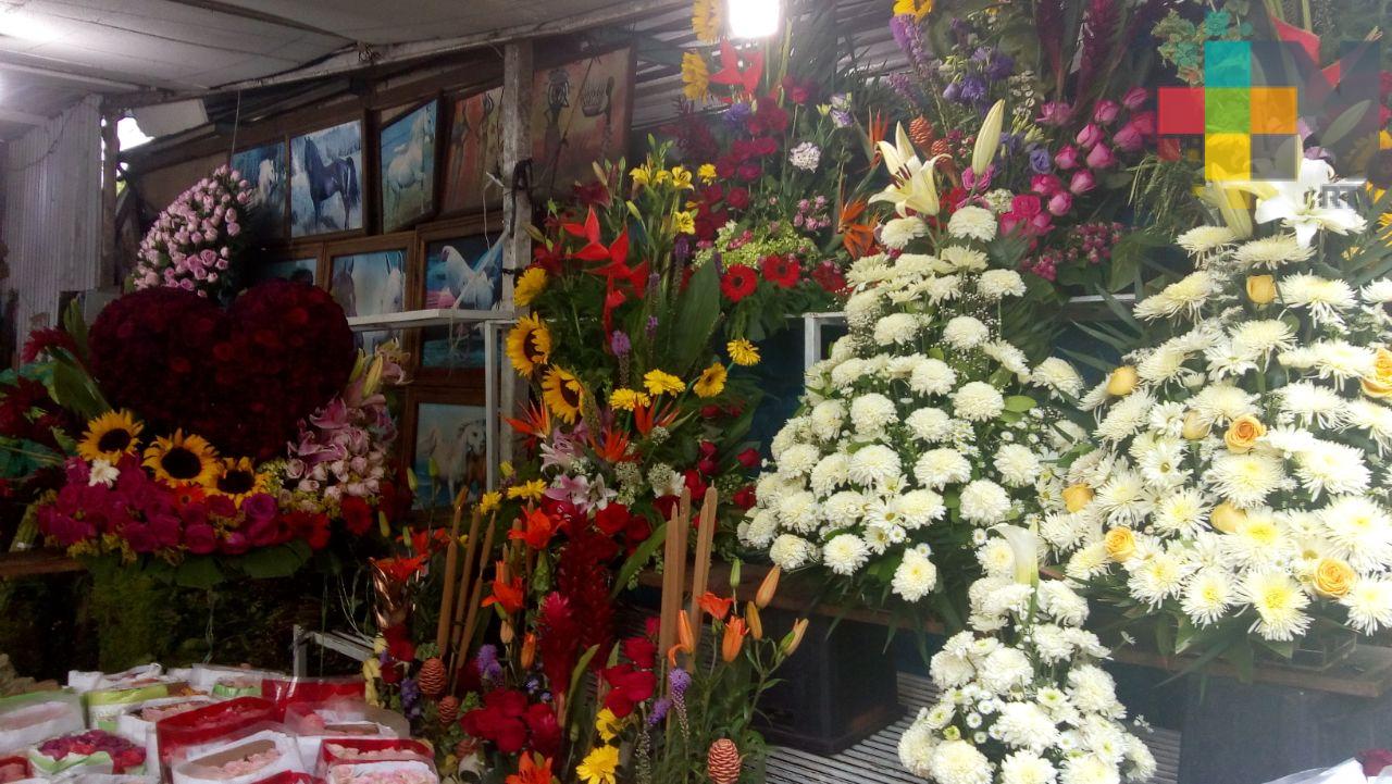 En Xalapa disminuye venta de flores