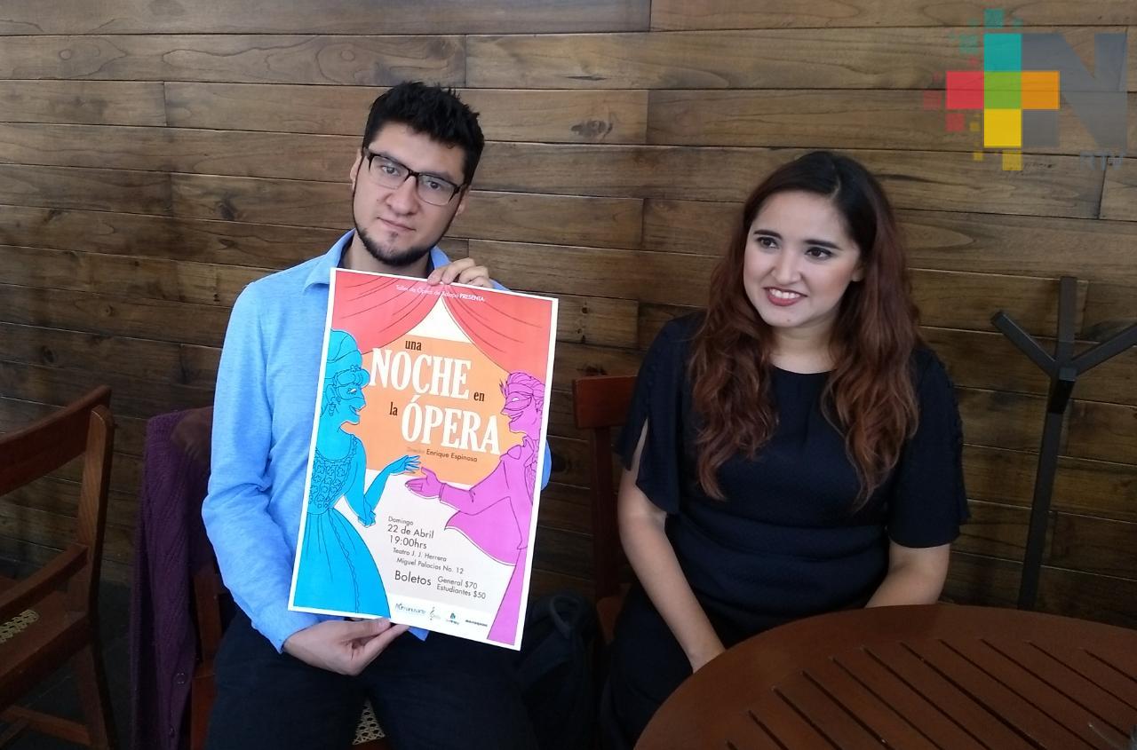 Taller de Ópera de Xalapa presentará un espectáculo este domingo