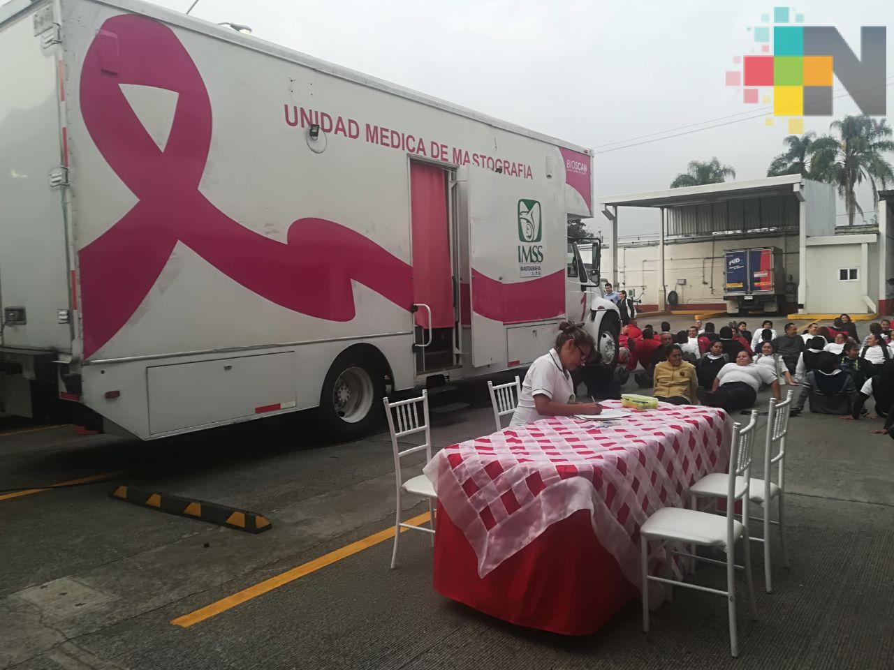 Campaña de mastografías del IMSS busca llegar a 28 mil mujeres en 2018