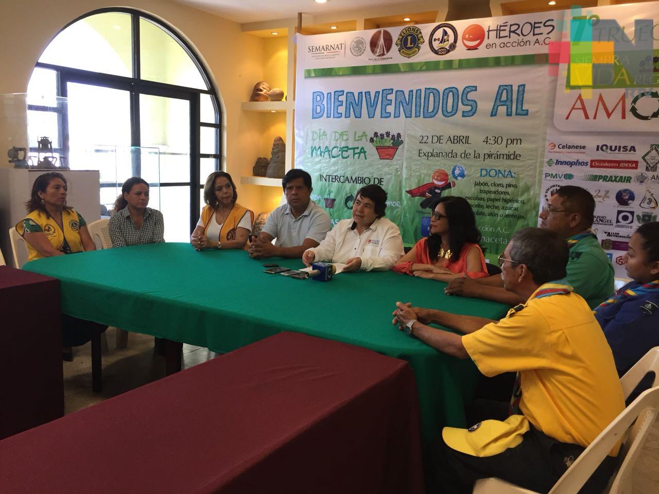 Asociaciones civiles se unen para celebrar el Día de la Maceta este fin de semana