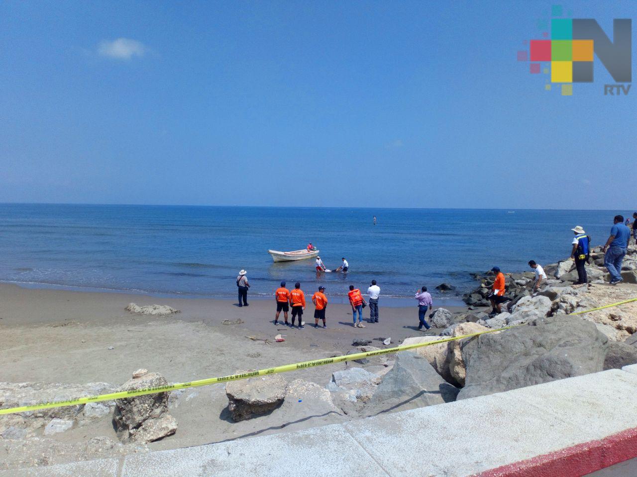 Una persona fallecida por ahogamiento y siete rescates en playa: PC de Coatzacoalcos
