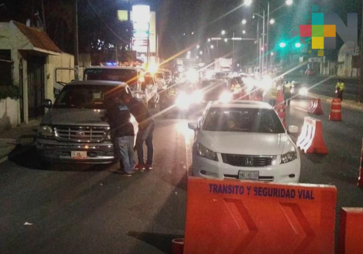 Se mantienen alcoholímetros cada fin de semana en Xalapa