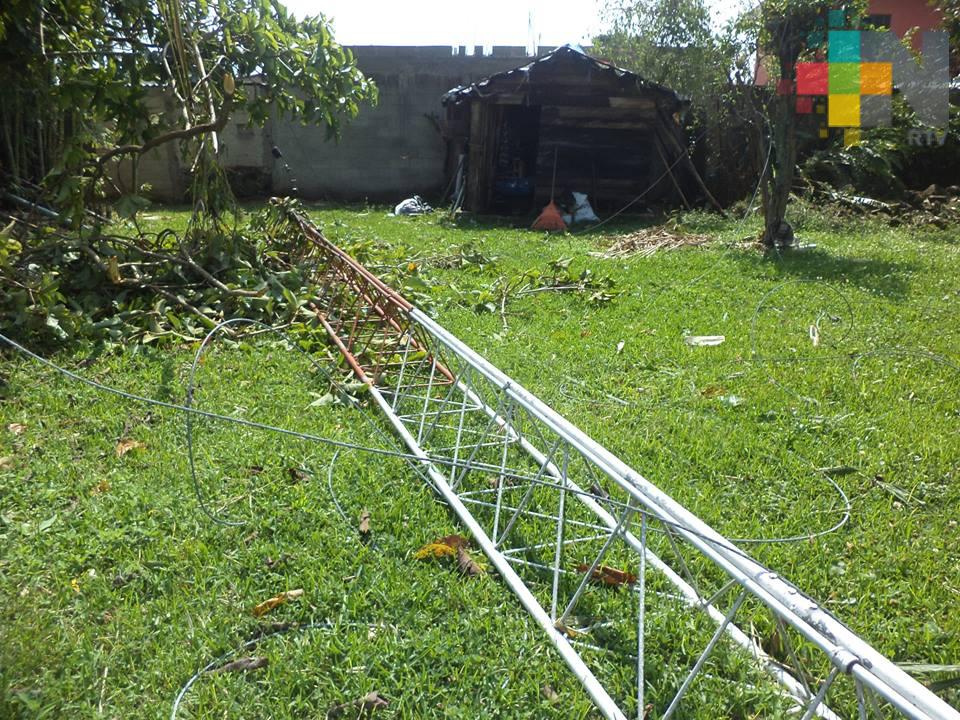 Piden apoyo para reparar antena transmisora de Radio Teocelo dañada el pasado jueves