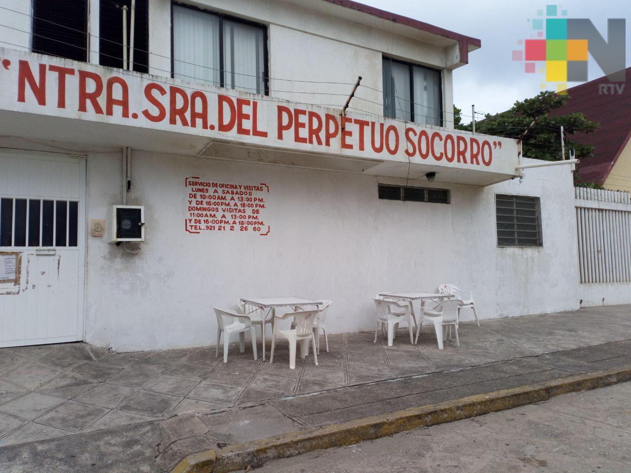 Instalan comedor para indigentes en el asilo de Coatzacoalcos