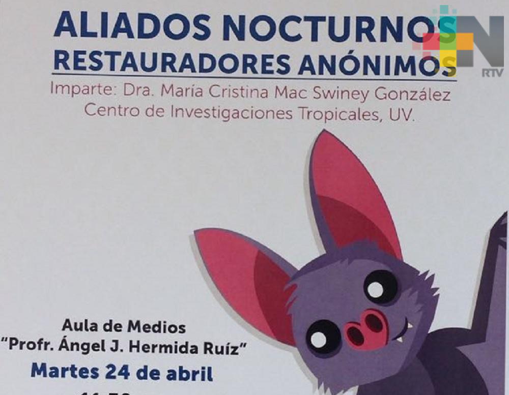 Imparten charla sobre murciélagos: “Aliados nocturnos, restauradores anónimos”