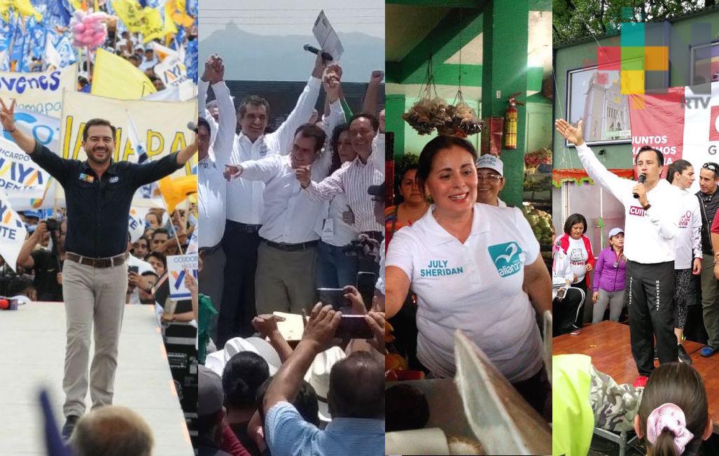 Iniciaron campañas de los candidatos a la gubernatura de Veracruz