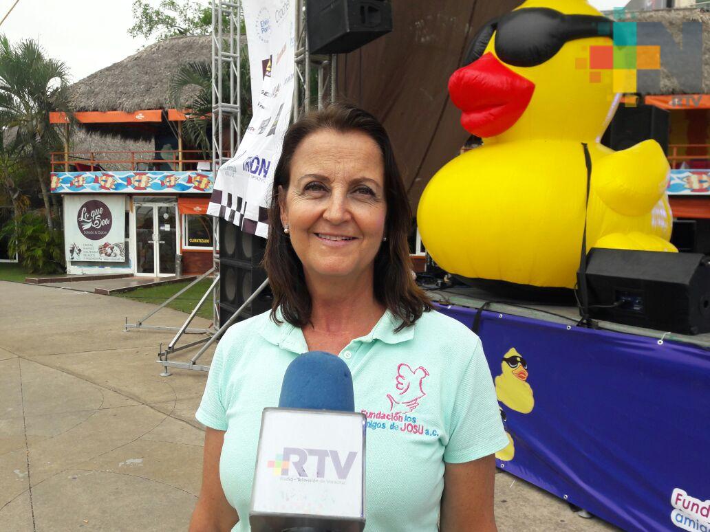 Este sábado realizaron la carrera del «Patito de Hule» en Boca del Río