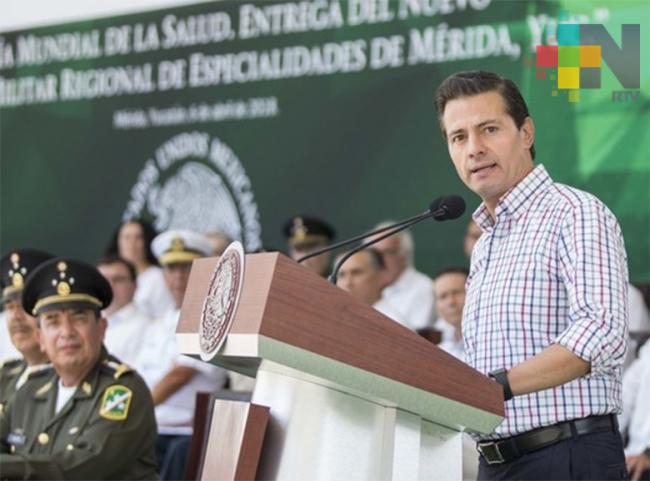 Habrá firmeza para defender la dignidad de los mexicanos: Peña Nieto