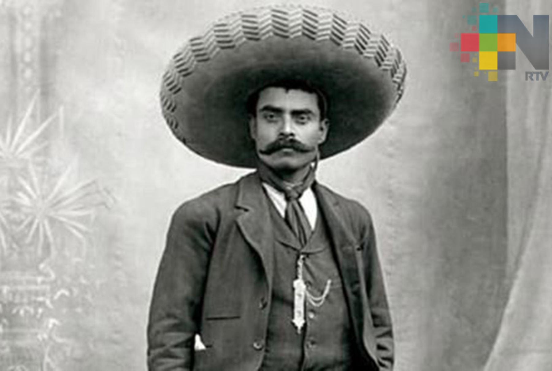 Conmemoran natalicio del general Emiliano Zapata