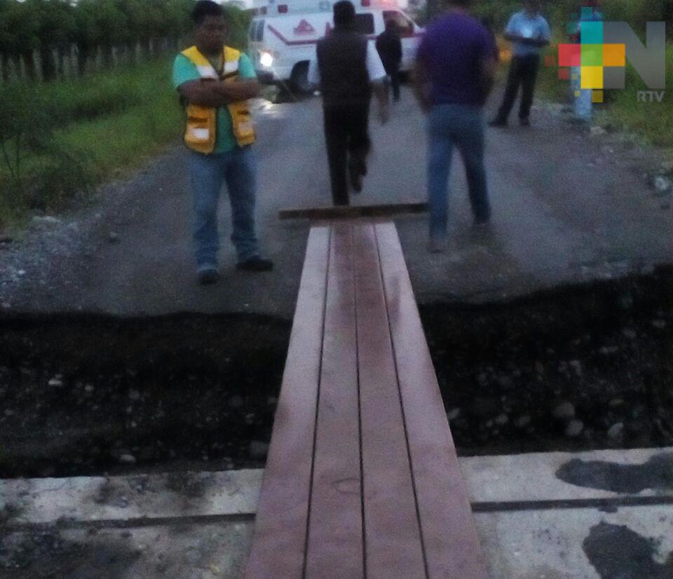 Fuertes lluvias afectan a cuatro municipios de Veracruz