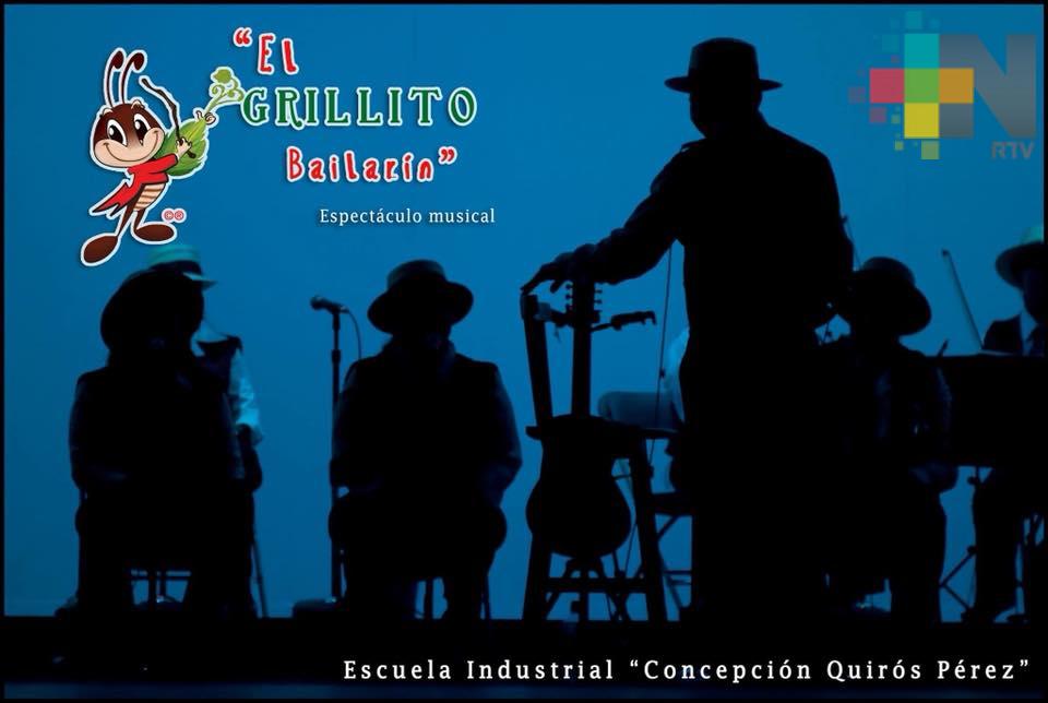 Presentarán “El grillito bailarín” en Escuela Industrial de Xalapa