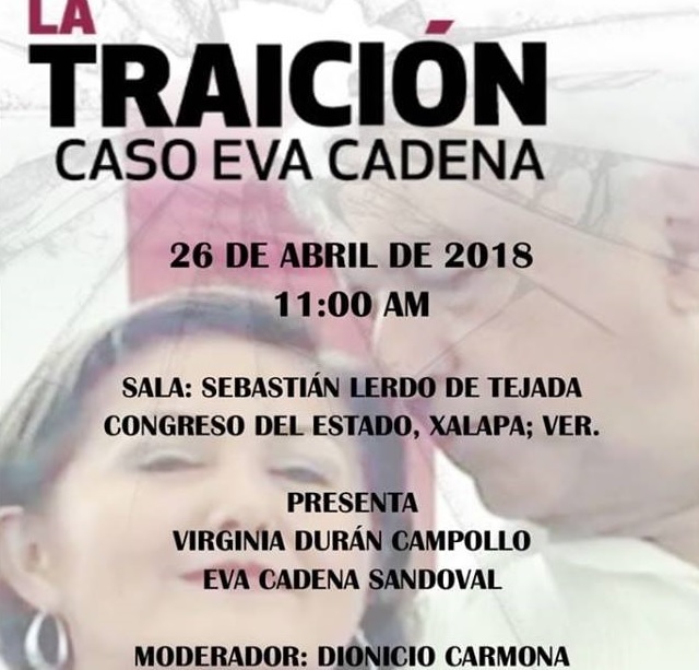 Periodista Claudia Guerrero Martínez presentó su libro “La Traición. Caso Eva Cadena”