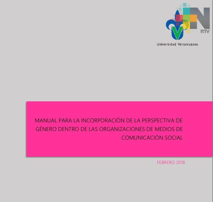 Presentan manual para incorporar perspectiva de género en medios de comunicación social