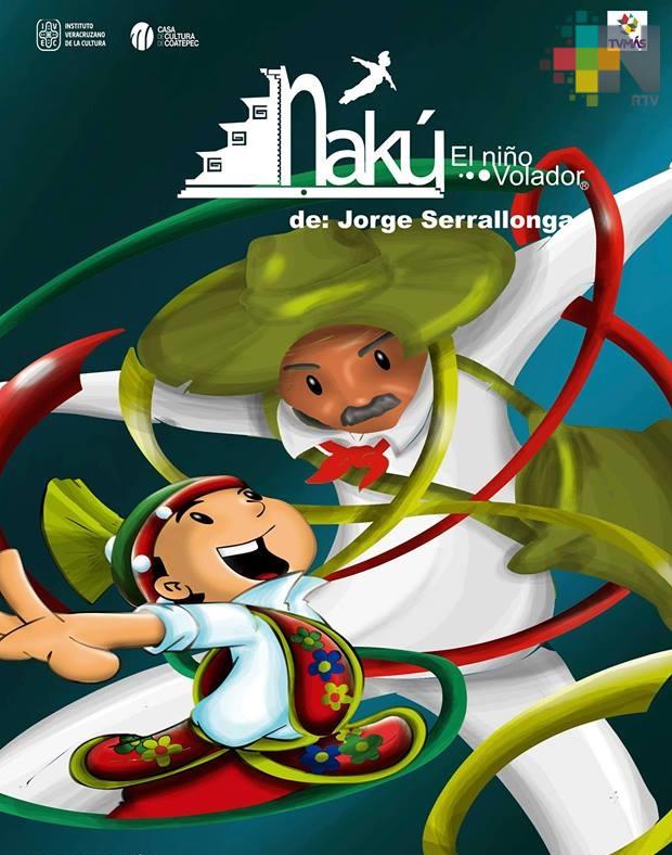 La exposición «Nakú el niño volador» se exhibe en la Casa de la Cultura de Coatepec