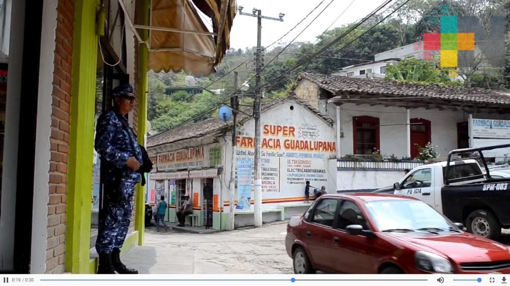 Seguridad que se ha desplegado en Ixhuatlán de Madero mantiene bajos índices delictivos