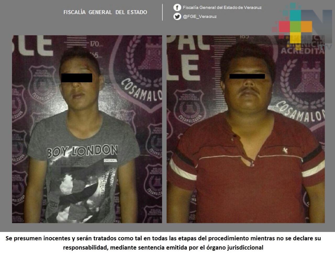 Legalizan detención de dos imputados por ultrajes a la autoridad,  en Cosamaloapan