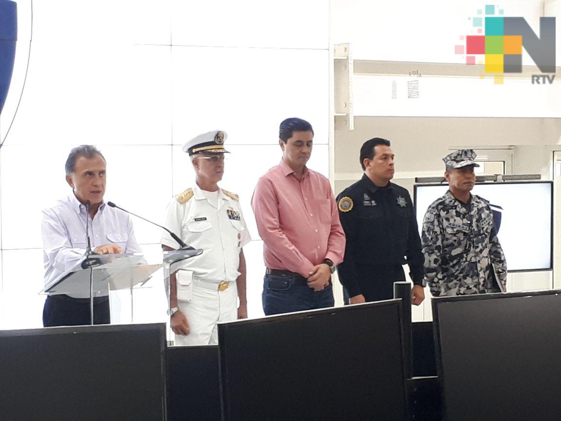 Gobernador Yunes indica que modificarán estrategias de seguridad en Coatzacoalcos y zona alta de montaña