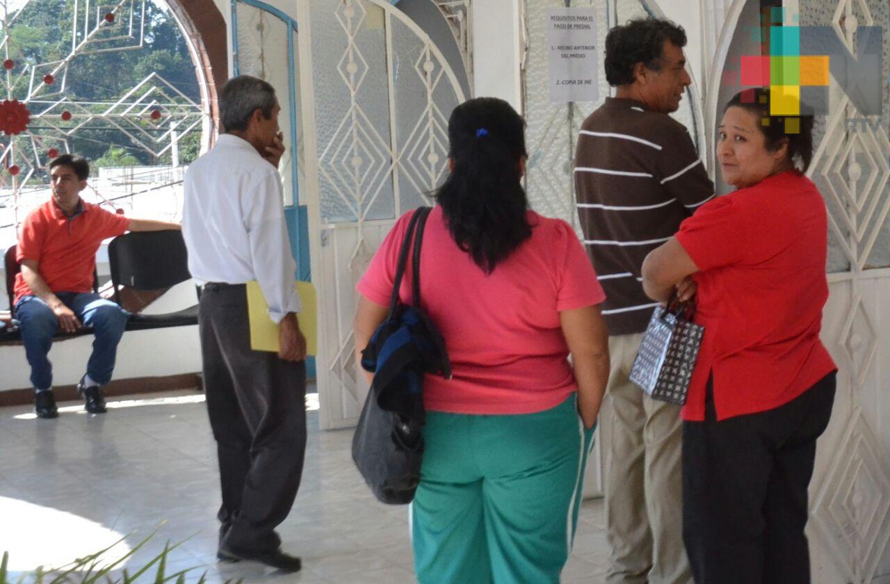 Recaudación histórica de impuesto predial en Ixhuatlán del Café