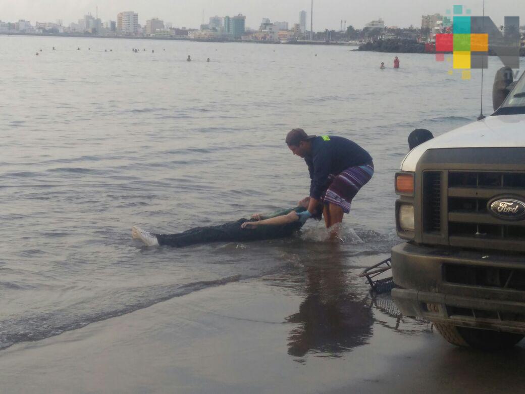 Aparece cuerpo en playa de Villa del Mar, en Veracruz puerto