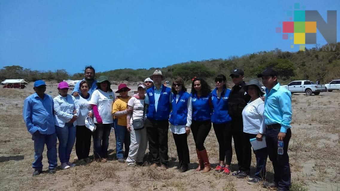 Comisionado de la ONU-DH visita predio de Colinas de Santa Fe