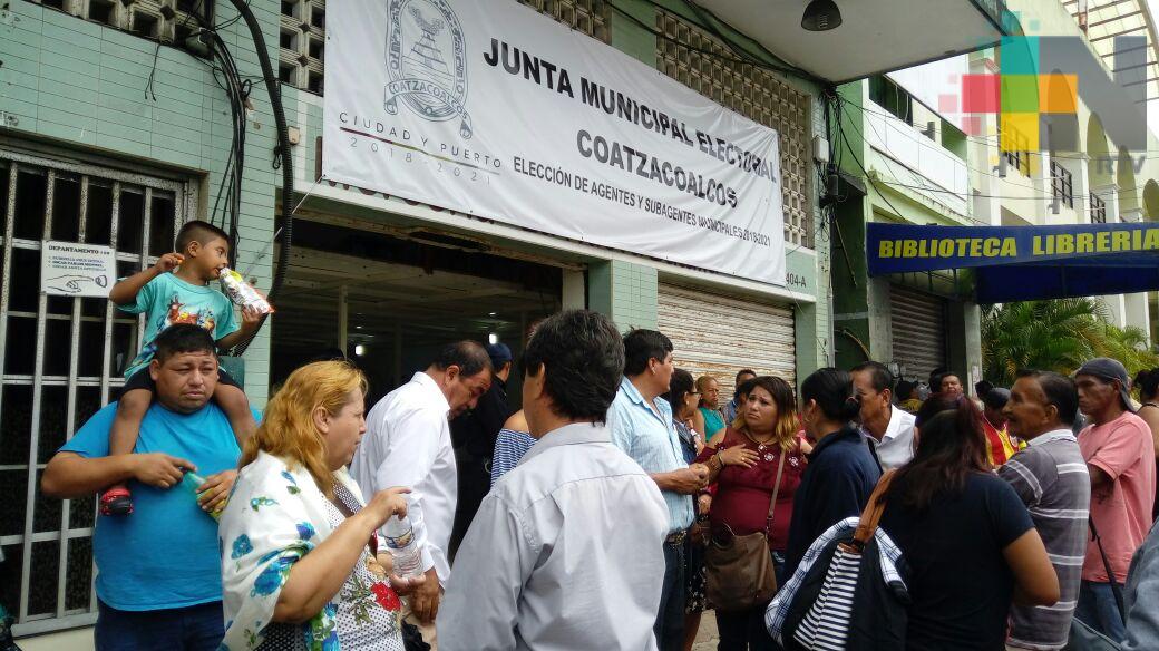 Reprograman en Coatzacoalcos elección de agentes municipales por falta de condiciones para las votaciones