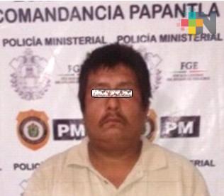 Detiene Policía Ministerial a presunto pederasta, en Papantla