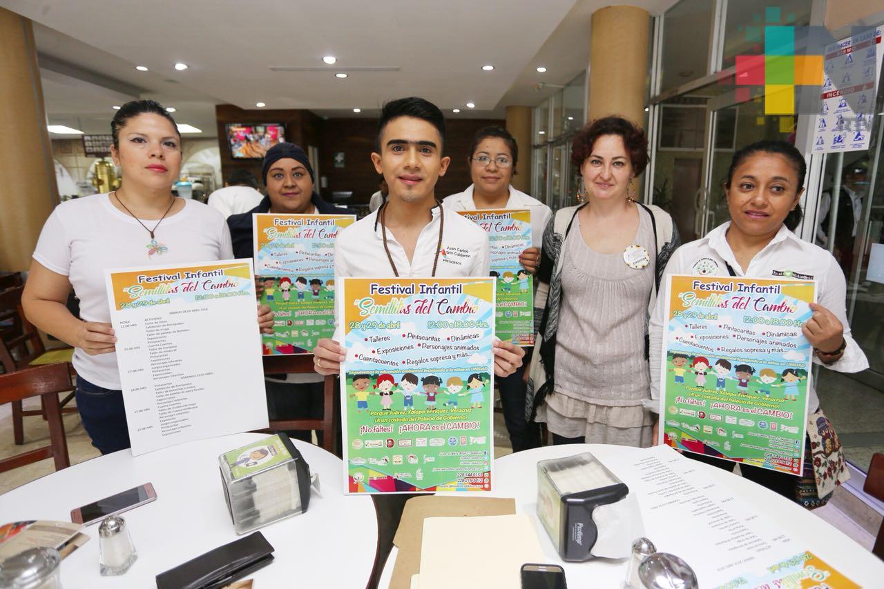 Invitan a festival para niñas y niños, este fin de semana en el parque Juárez de Xalapa