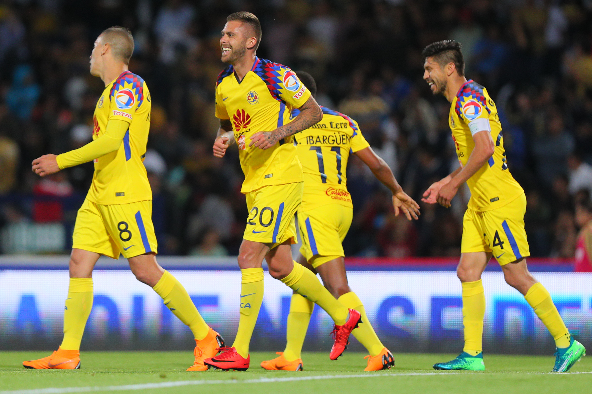 Santos exhibe al América 4-1 en ida de semifinales de Clausura 2018