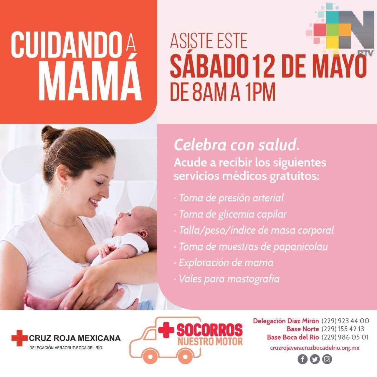 Cruz Roja Mexicana realizará jornada médica gratuita para mujeres en Veracruz puerto